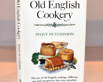 Vintage Cook Book: Old English Cookery. Longman's (1973) Line Illustrations