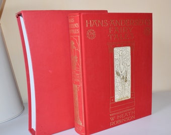 Hans Andersen's Fairy Tales. (2001) Heath Robinson Colour Illustrations. inc. The Snow Queen. Sprayed Edges. Decorative Spine.