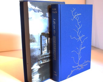 Folio Society. Mark Twain. Life on the Mississippi. (2006) Illustrated. Slipcase. Vintage History Book. Collectible. Attractive. Biography.