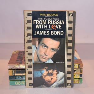 Ian Fleming. From Russia with Love (1964) Vintage Pan Paperback. James Bond Book. Decorative Cover. Collectible
