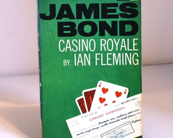 Ian Fleming. Casino Royale. (1965) Vintage Pan Paperback. The First James Bond Book. Decorative Cover.