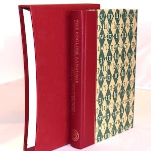The English Language. (2006) Folio Society. 21 Illustrations. Slipcase. Vintage History Book. Decorative.