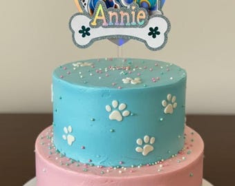 Paw Patrol Birthday Cake Topper