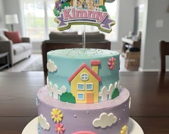 BLUEY CAKE TOPPER