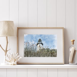 Montauk Lighthouse | Hamptons Watercolor