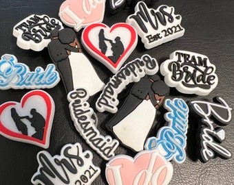 wedding croc jibbitz