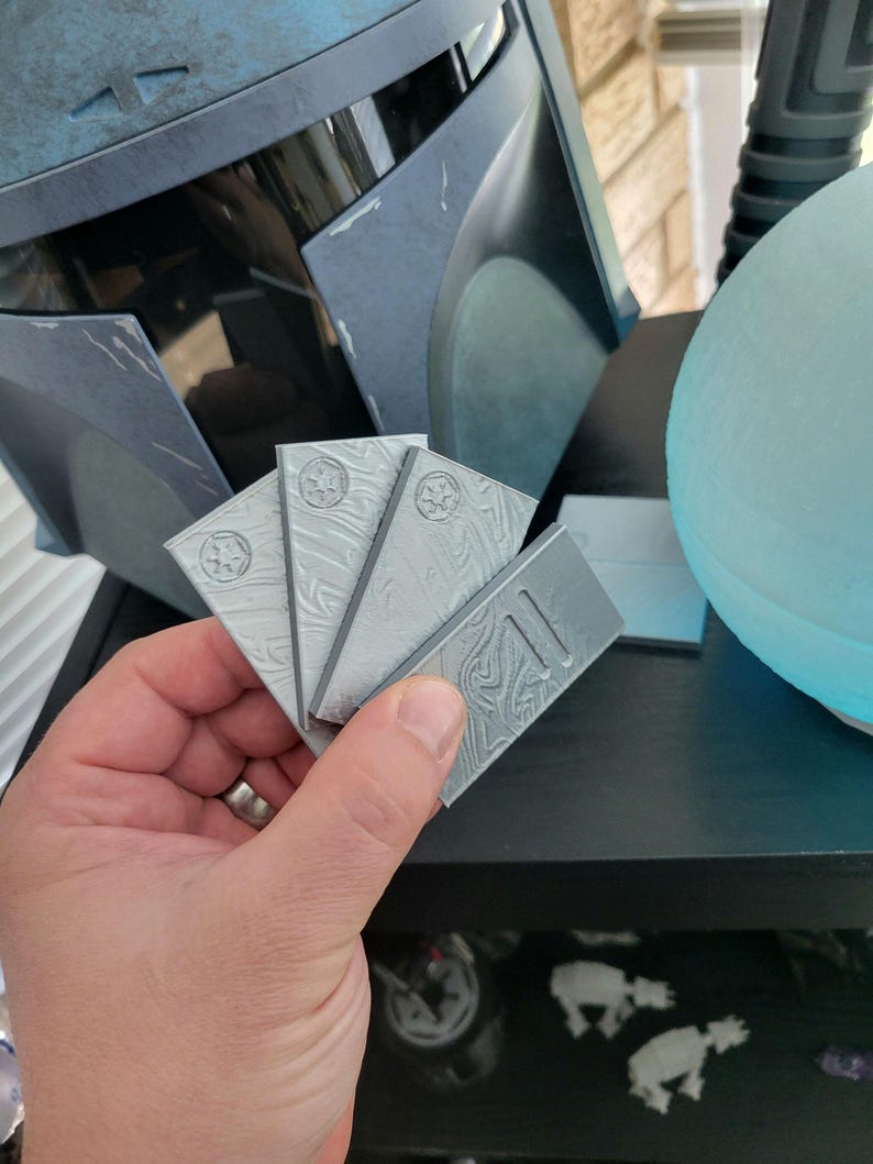 スターウォーズにインスパイアされた Sabacc Beskar 4 個の「ミニ」バーと収納用クレートが 1 つの注文につき付属!! 画像 7