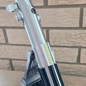 Weathered Lightsaber Vertical Display Stand: Universal Fit, 3D Printed