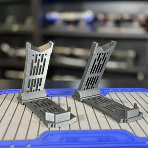 2 Lightsaber Stand Set: Dual Vertical Display, Universal Hilt Holder image 7