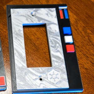 Star Wars Beskar Security Light Switch Cover: 3D Printed Wall Decor image 5