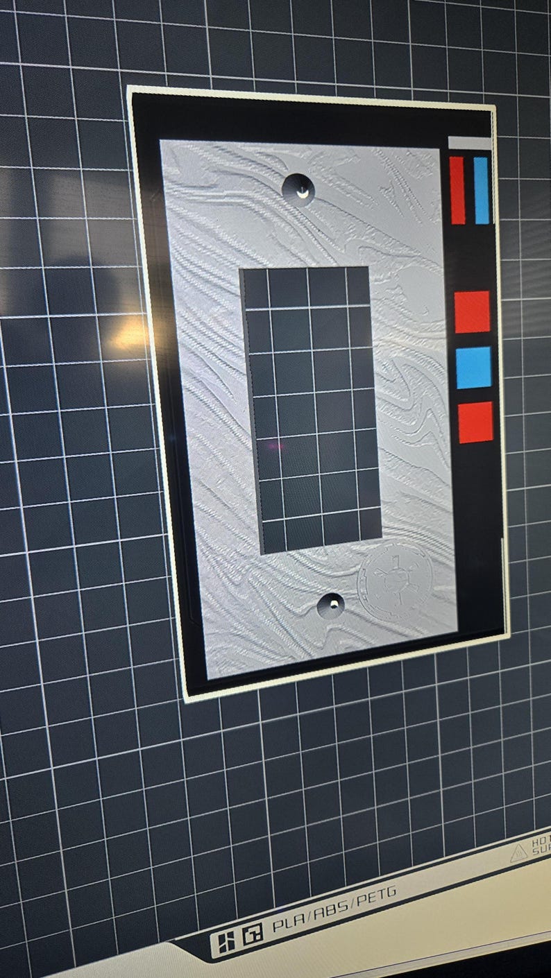 Star Wars Beskar Security Light Switch Cover: 3D Printed Wall Decor image 4