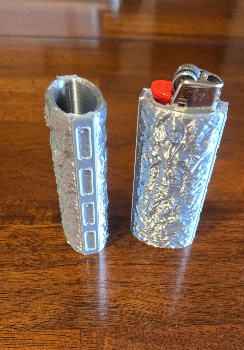 Star Wars Han Solo in Carbonite Lightsaber Bic LIGHTER CASE / Sleeve image 8
