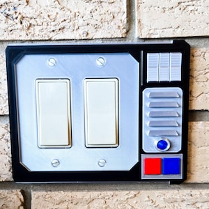 Star Wars DUAL Power Panel: 3D Printed Dual Light Switch Cover
