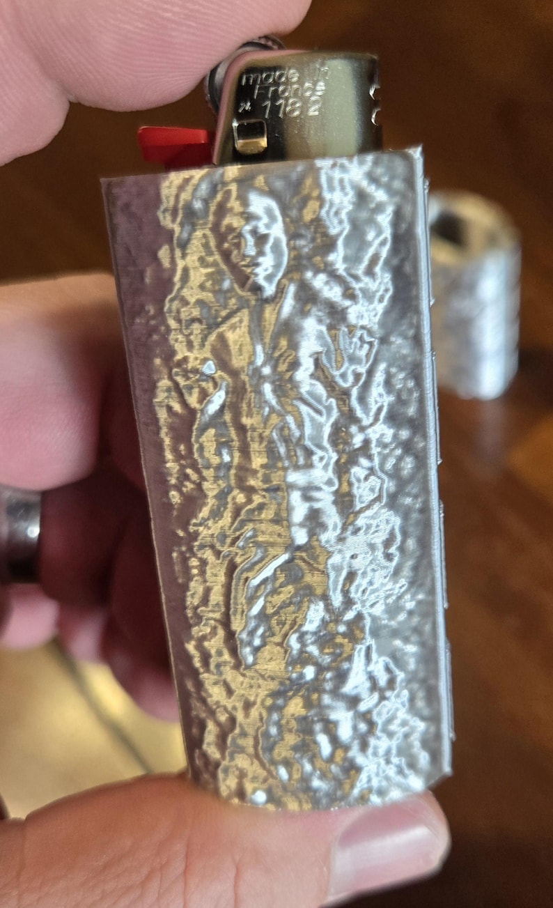 Star Wars Han Solo in Carbonite Lightsaber Bic LIGHTER CASE / Sleeve image 6