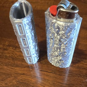 Star Wars Han Solo in Carbonite Lightsaber Bic LIGHTER CASE / Sleeve image 9