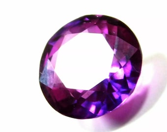 14 Carat AAA+ Natural Purple Tanzanite Round Cut Extremely Rare Loose Gem| Wedding Gift | Free Delivery Jewelry Making Stone CL217