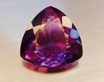 Tanzanite naturelle impeccable certifiée de 9,30 carats, pourpre, bleu, trillion de pierres précieuses coupées en vrac Tanzanite naturelle, taille de bague Meilleure offre JP861