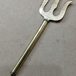 Hindu Religious Lord Shivas Trishul Trident Assembled Trishool Small Size Temple Pooja Hindu Religion Bholenath Trishul Shankar Ji Trishool