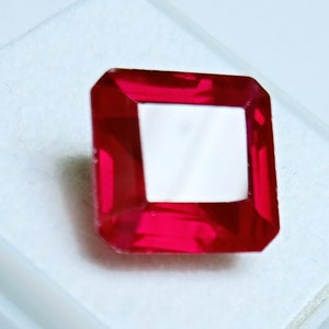 Natural Burma Ruby Certified 9.30 Ct Emerald Cut Gemstone AA+ Best Quality Gemstone Best For making Jewelry, Best Sale Going on. CL210