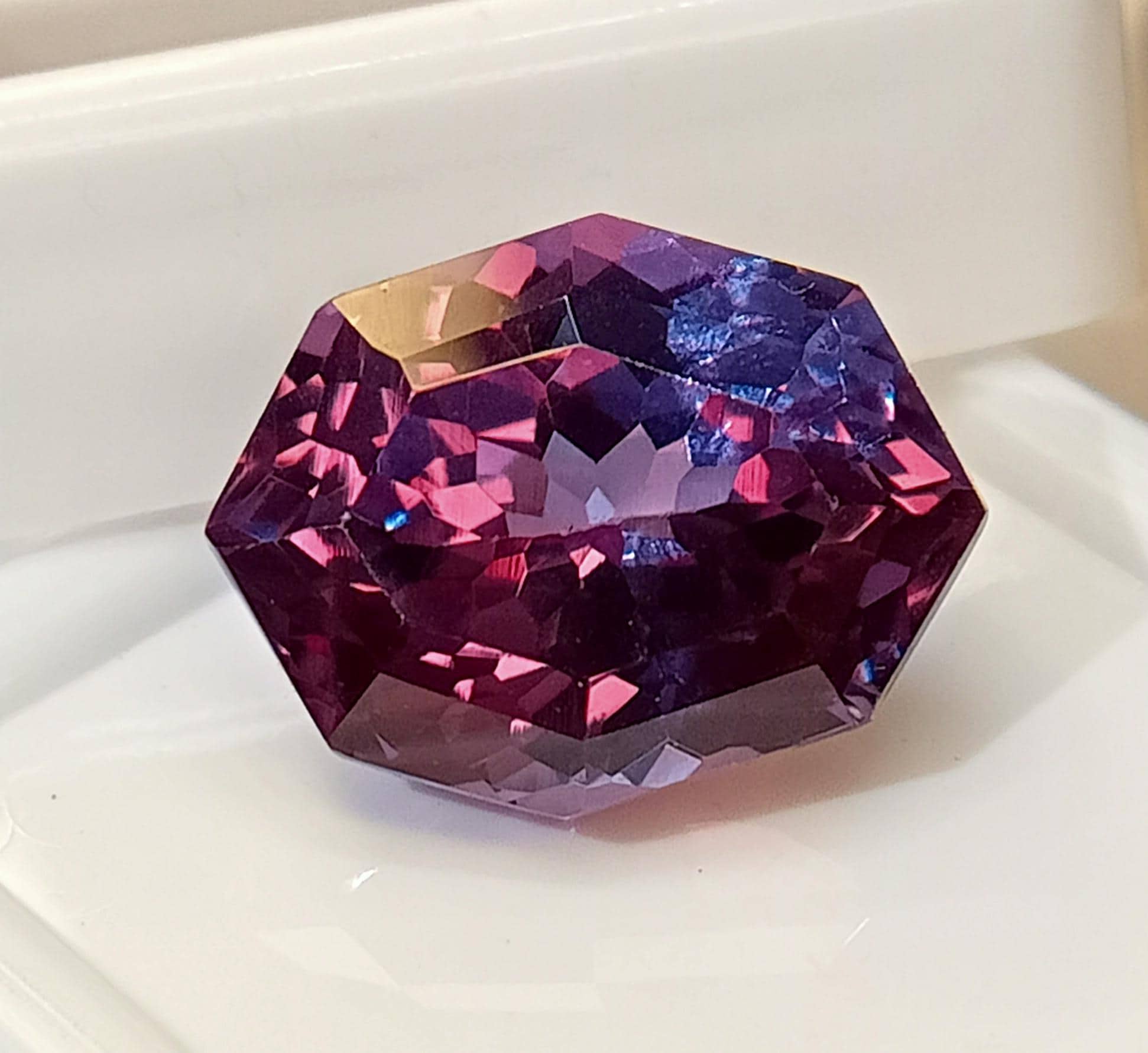 Natural Certified Alexandrite 12 Ct Stone AA+ Quality Alexandrite