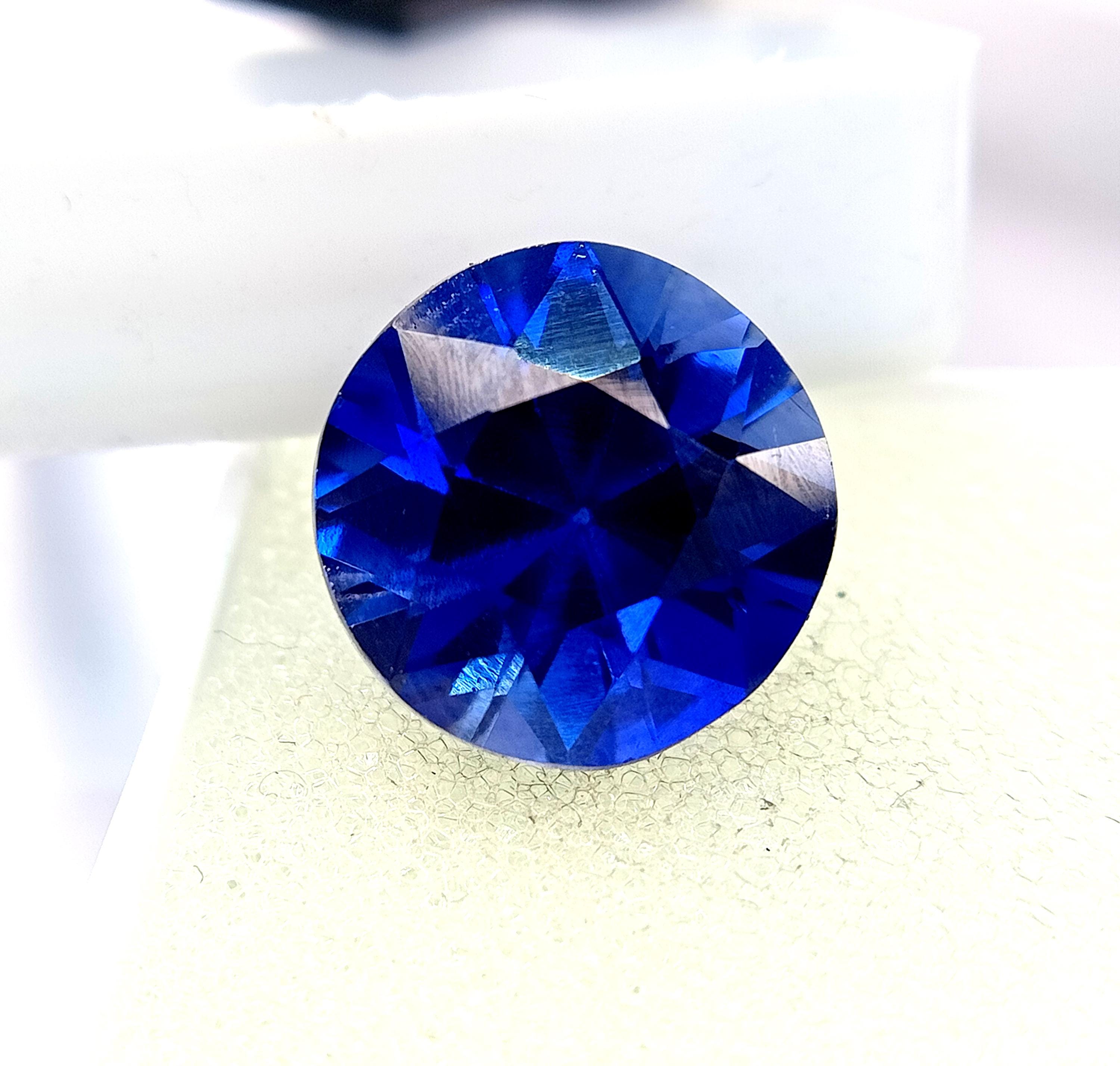 Lot De 4 Anneaux + Pendentif Saphir Bleu Naturel Du Cachemire - 4,80 Ct - Taillé Cushion - Neuf Sans Emballage