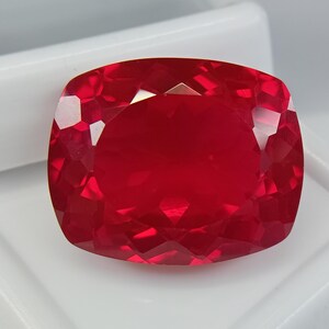 Certifierad 29,80 ct Mogok duvblodsrubin • Kuddslipad naturlig röd ädelsten • Sällsynt samlarrubin för fina smycken • Lös ädelsten • BD021