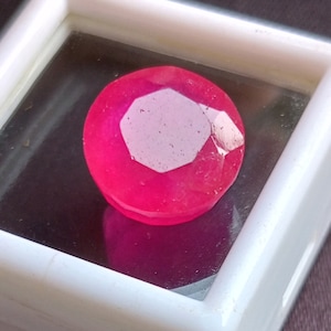 Certified Natural Red Beryl Red Bixbite From Utah Radiant Shape 7.05 Ct Loose Gemstone Excellent Round In Best Price JM066