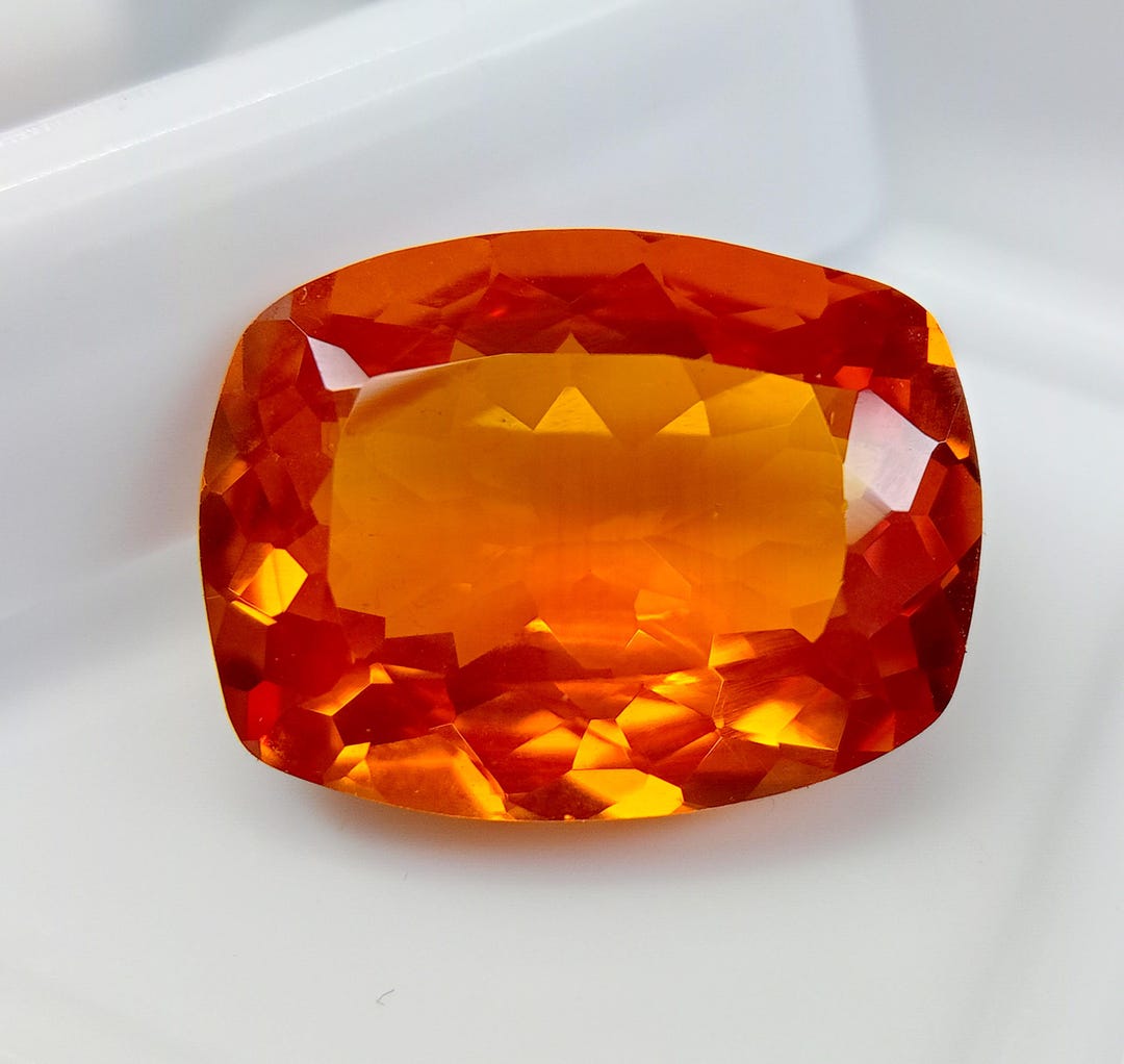 Painite Rarity 12.50 Ct Natural Painite – Rare Orange Yellow Cushion Cut Gemstone ...
