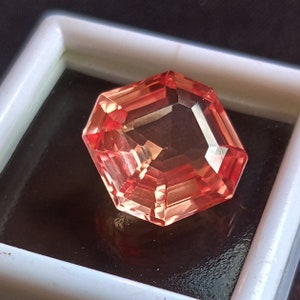 Gemstone Natural Morganite 9-10 Ct Octagon Shape Pinkish-Peach Madagascar Best For making Jewelry, Best Sale Going on. JM034
