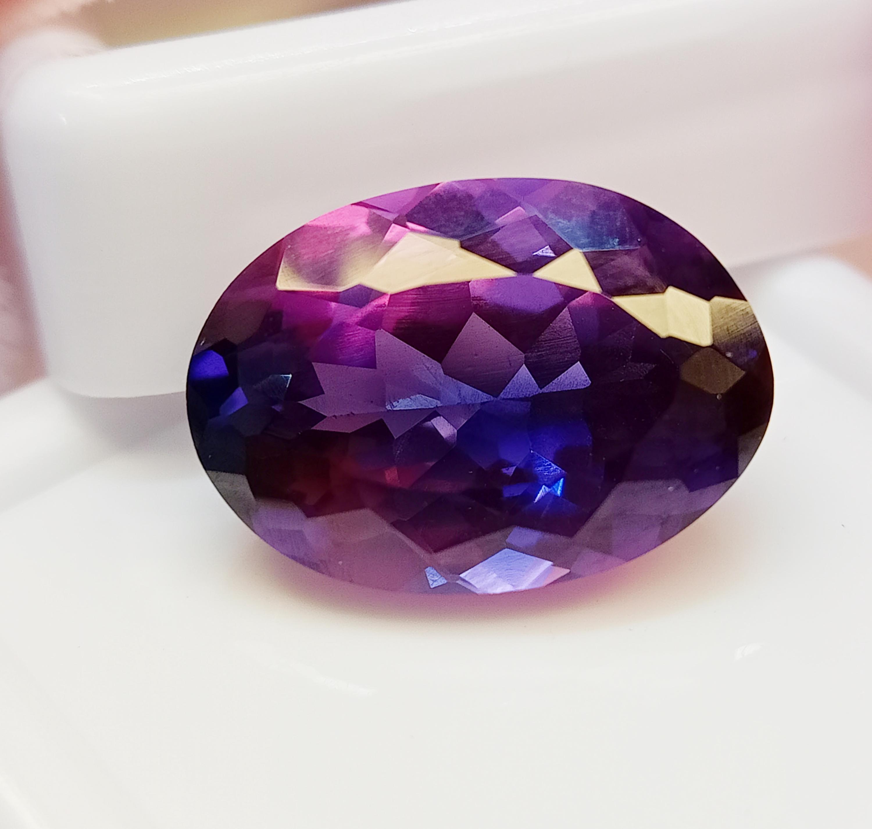 Ceylon Bicolor Sapphire 9.50 Ct Natural Gemstone Oval A++++