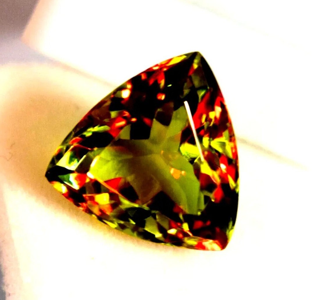 Trillion Shape Natural Alexandrite Loose Gemstone Color Changing Stone ...