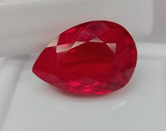 Certified Natural Burma Ruby Pear Cut 10.50 Ct Best Gemstone AAA++ Quality Ruby Gemstone Best For making Jewelry, Best Sale Going on. AB096