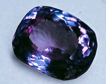 Natural Alexandrite Alexandrite Gemstone 6.55Ct Cushion Cut Stone Stone Quality Certified Alexandrite Loose Pendant Size Sale Going On JP067