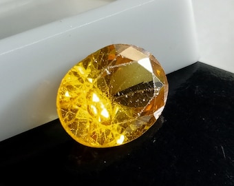 Prachtig!!!!! gele topaas ovaal geslepen vorm 6,20 kt. Edelsteen Uitstekend geslepen edelsteen van topkwaliteit, afmeting: 13 x 10 x 5 mm, ideaal voor het maken van sieraden GJ087
