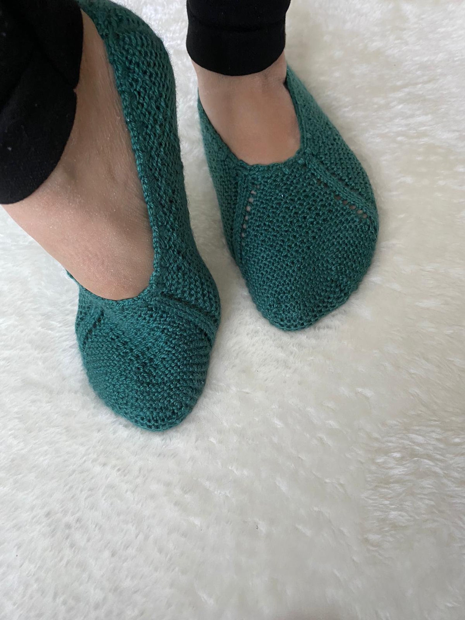 Mothers day gift slippersHandmade slıppersknitted Etsy