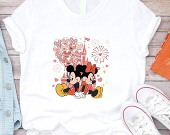 Mickey and Minnie Mouse Valentines Day Shirt: Disneyland Love Tee