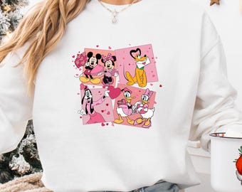 Disneyland Valentines Sweatshirt: Mickey and Minnie Mouse