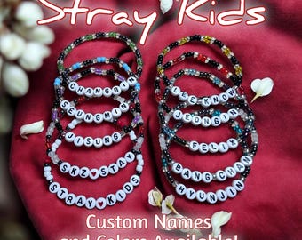 Pulsera con nombre Bias de Stray Kids Kpop