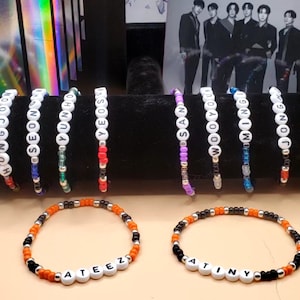 Ateez Kpop Bias Name Bracelet
