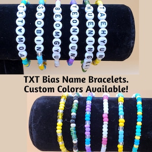 TXT Kpop Bias Name Bracelet