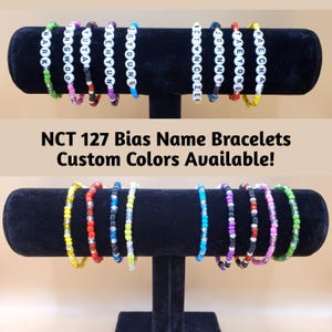 NCT 127 Kpop Bias Name Bracelet