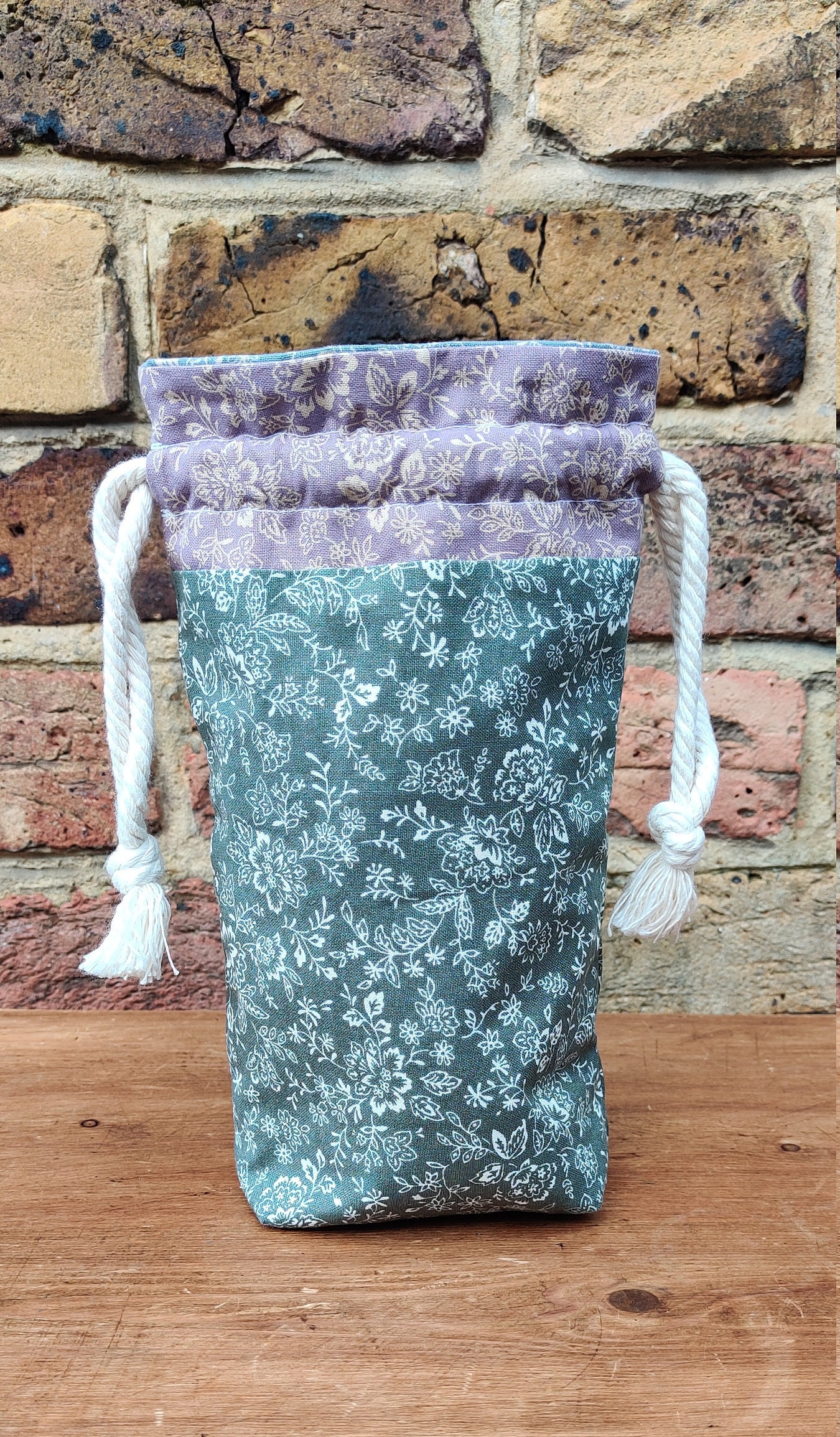 Small Drawstring Travel Makeup Bag Etsy