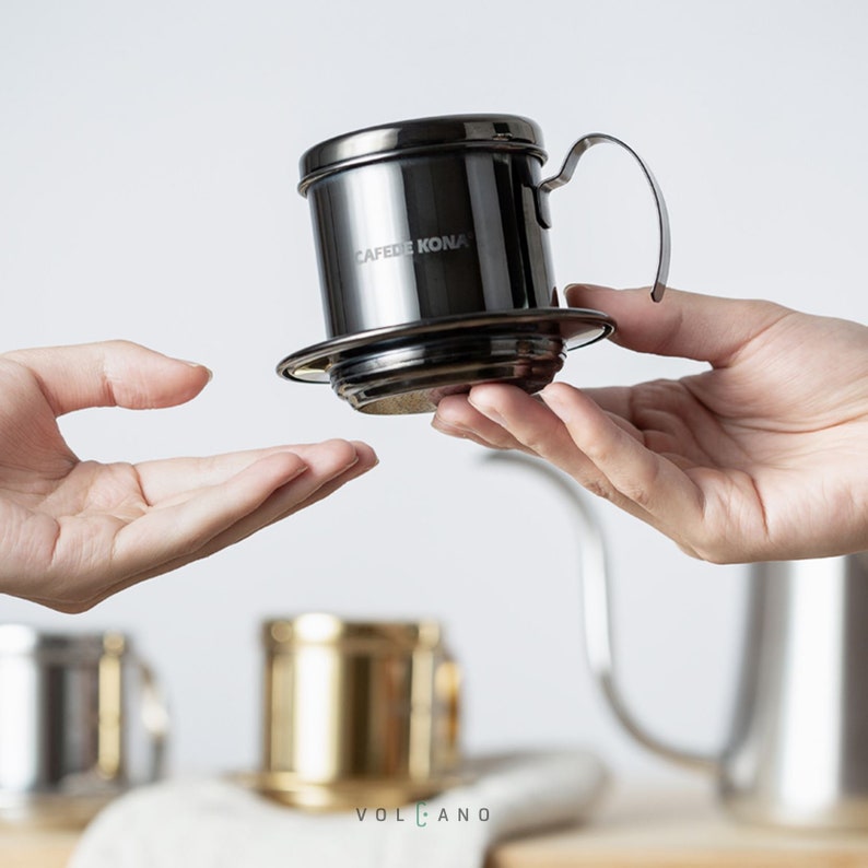 Vietnamese Coffee Dripper Free Laser Engraving High Etsy