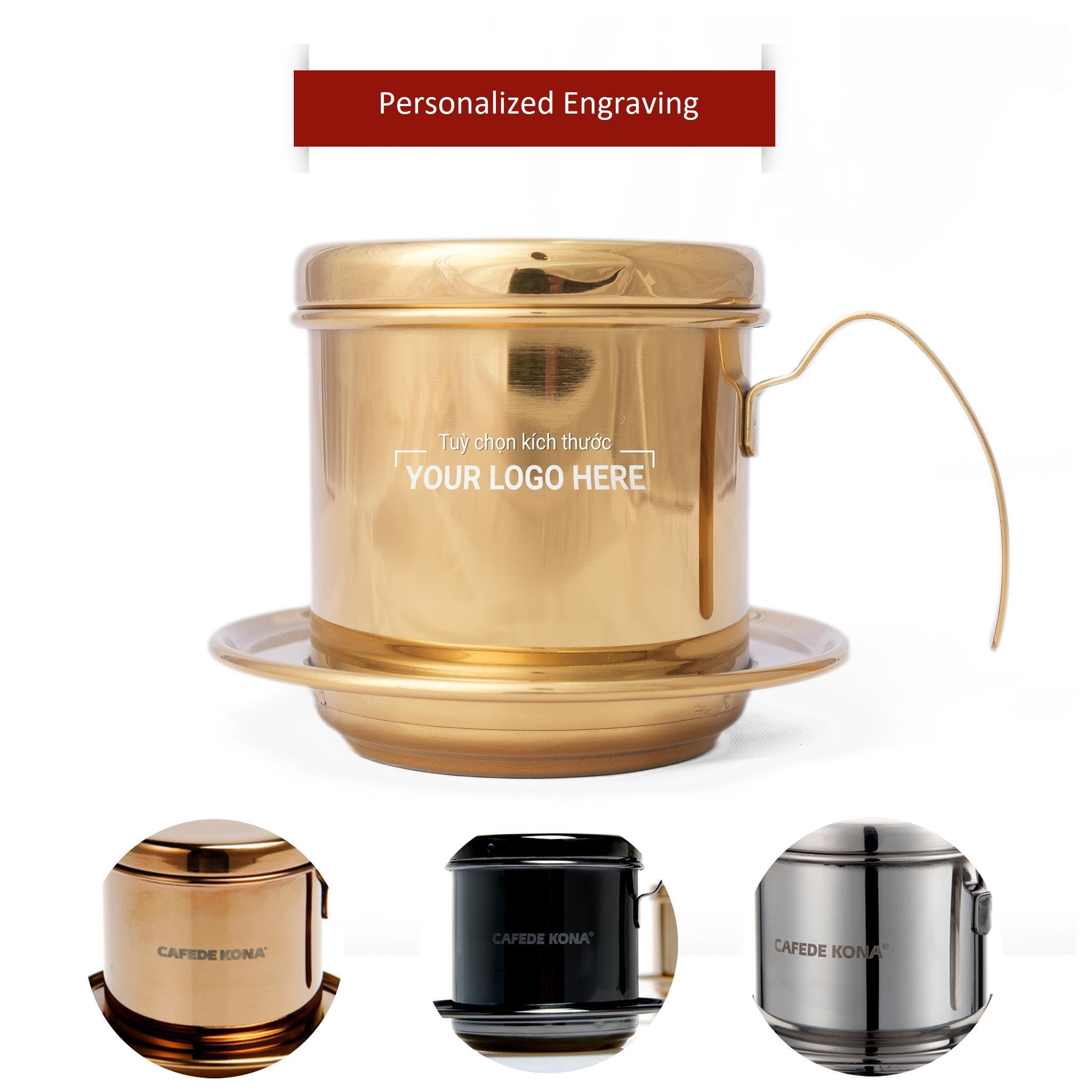 Vietnamese Coffee Dripper Free Laser Engraving High Etsy