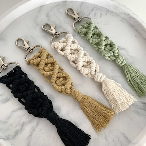 Diamond top key ring