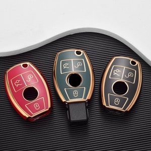 Key Fob Cover tpu Material for Mercedes Benz A C E S G Class gla glcGLK GLC CLS W204 W463 W176 W251 W205 AMG
