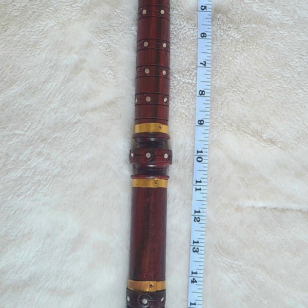 Wooden Flute Musical Instrument