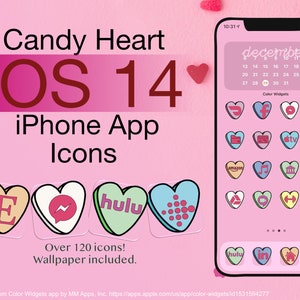 Valentine’s Day App Icons iOS 14 | Valentines App Icons | Valentines Day App Icon | iPhone App ios 14 Valentines (120+ icons & wallpaper)