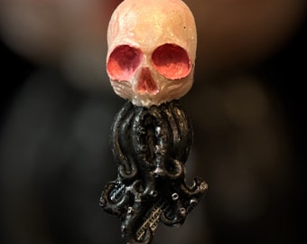 Skull-o-pus Magnet skull tentacles