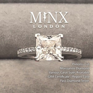 Fake princess cut engagement rings hotsell